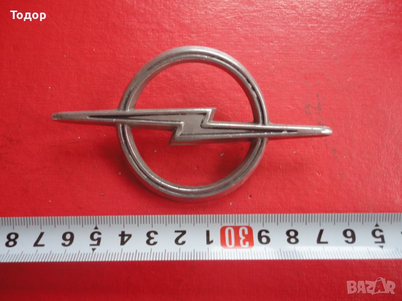 Стара автомобилна емблема лого табела Opel, снимка 1