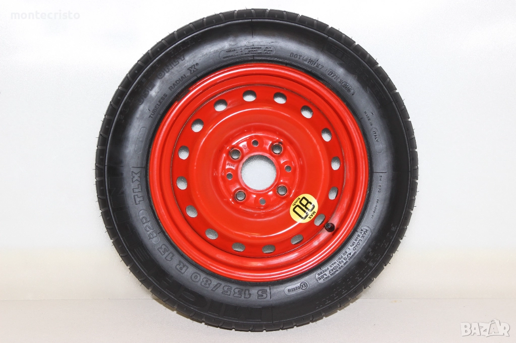 Резервна гума Fiat Punto I II (1993-2003г.) 58.1 4x98 / 13 цола Фиат Пунто, снимка 1