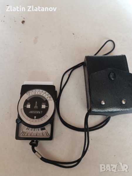 Ленинград 7 Светло/експонометр в кутия, снимка 1