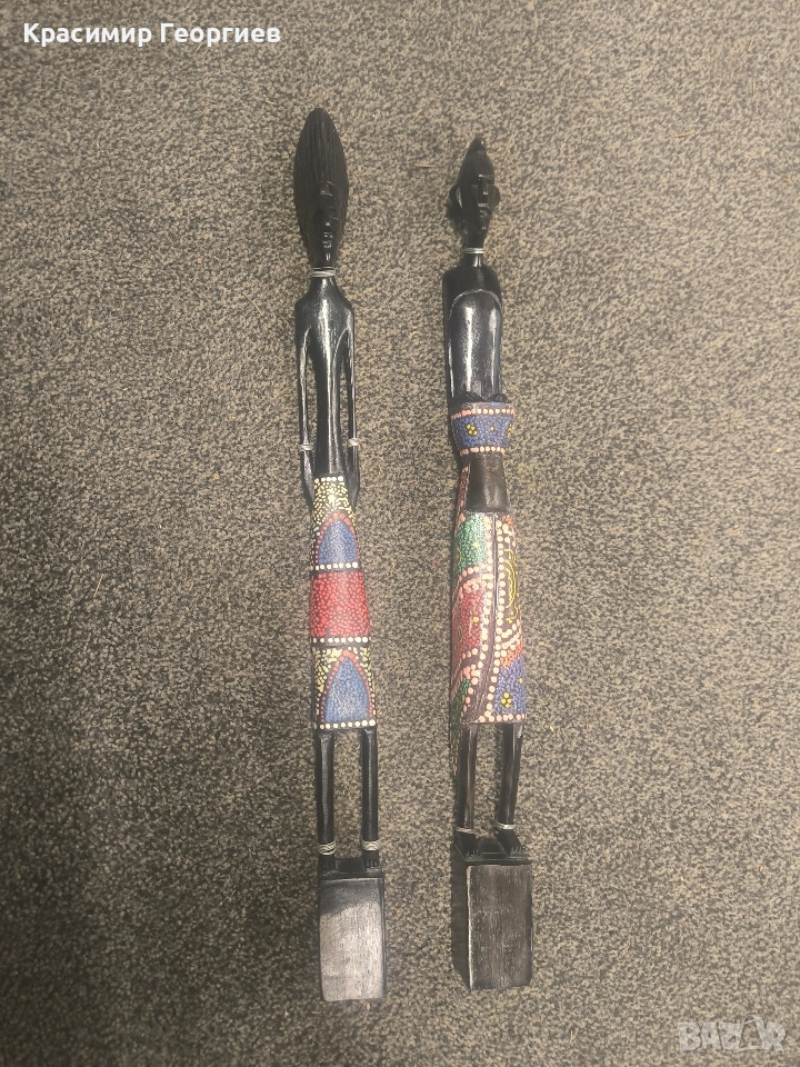 Африкански дървени статуетки , снимка 1