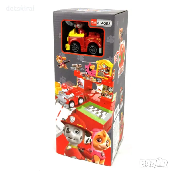 Детският паркинг Paw Рatrol червен, снимка 1