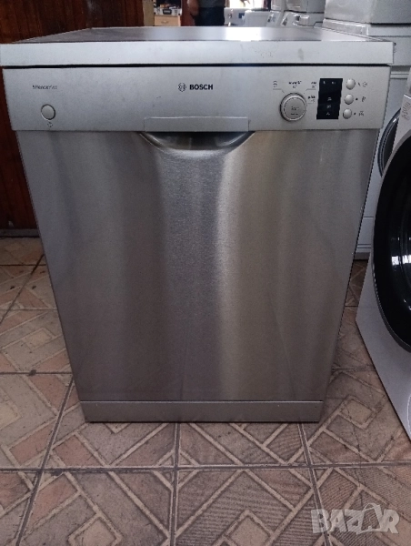 Сива свободно стояща съдомиялна 60см Бош Bosch 12 комплекта с 2 години гаранция!, снимка 1