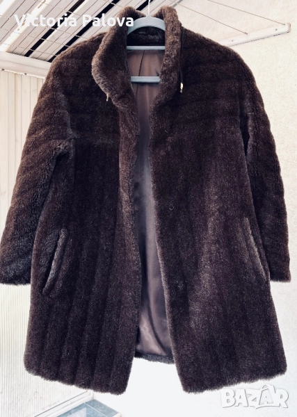 Луксозно  палто/ шуба GALAN алпака, снимка 1