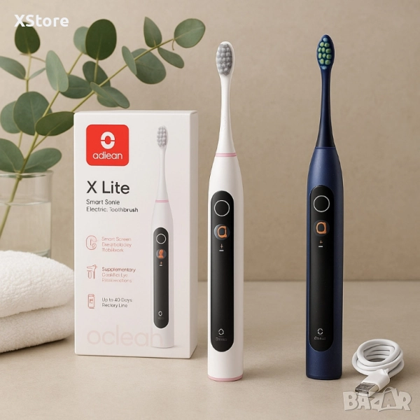 Електрическа четка за зъби Oclean X Lite 20, 1 бpой накрайник, 5 режима, снимка 1
