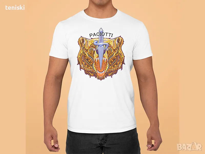 Тениски Cesare Paciotti Чезаре Пачоти Принт, снимка 1