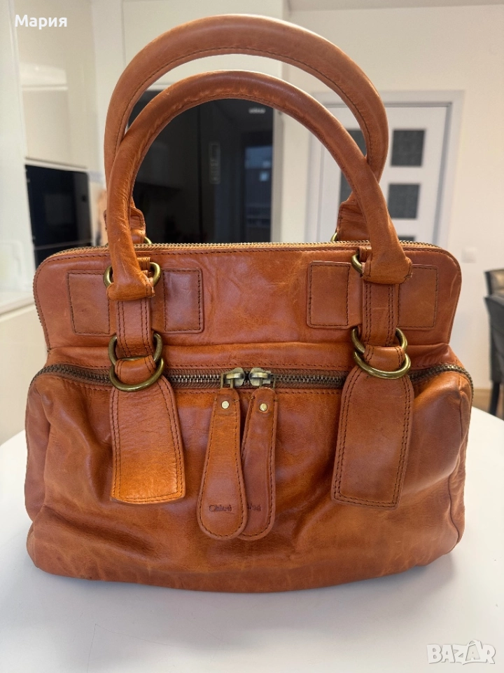 Красива чанта “Chloe“ от чиста кожа , снимка 1