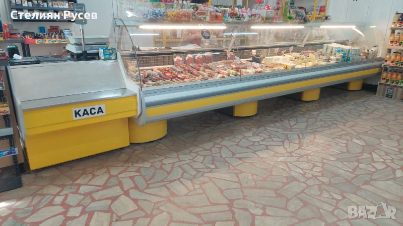 хоризонтална хладилна витрина 5 метра цена 4250 лв - 5 метрова , с две прегради и 2 мотора (може и с, снимка 1