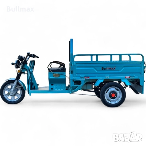 Селскостопанска товарна карго триколка Bullmax T-800, Вдигащо се ремарке, Регистрация, 2000W, снимка 3 - Инвалидни скутери - 52570153