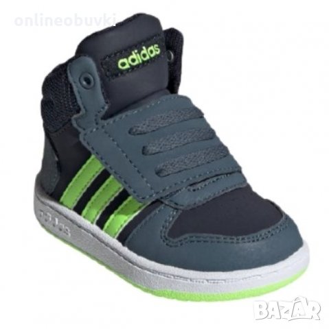 НАМАЛЕНИЕ!!!Детски спортни обувки ADIDAS Hoops Сиво №22, снимка 4 - Детски маратонки - 30920339