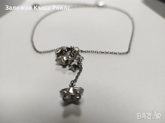 Колие с висулка SWAROVSKI звездички, снимка 2 - Колиета, медальони, синджири - 44462007