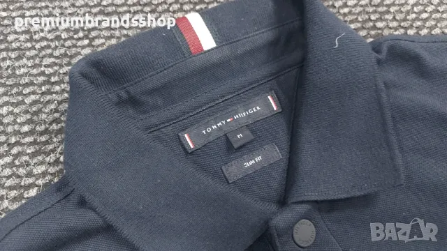 Tommy hilfiger тениска с яка S размер , снимка 3 - Тениски - 49696620