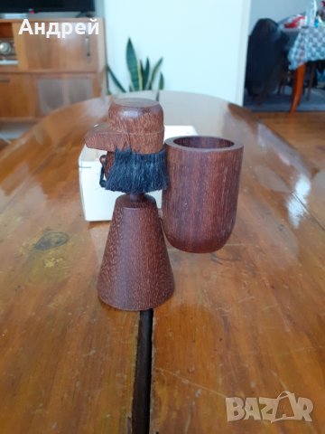 Стара дървена фигурка, снимка 4 - Антикварни и старинни предмети - 31580939