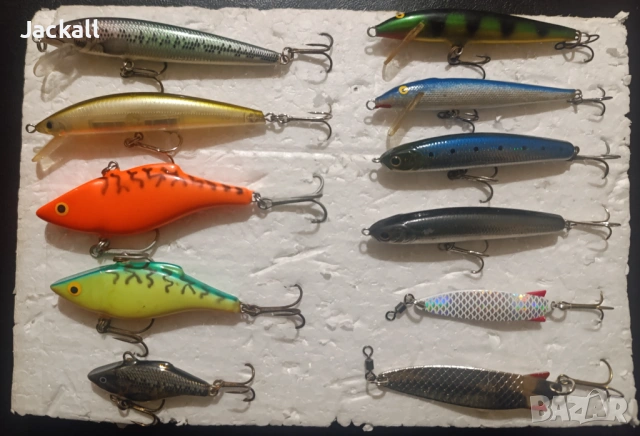 Rapala, Salmo , Jackson, Lucky Craft Wander Pointer B'Freeze, Rublex Orkla, Abu Garcia Toby спининг