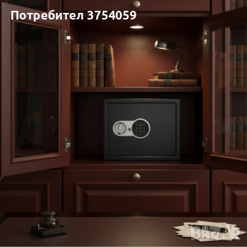 Сейф за ценности Cheffinger с цифрово заключване – 8,5L, 16L и 26L варианти, батерии и монтажни болт, снимка 7 - Други стоки за дома - 53208429