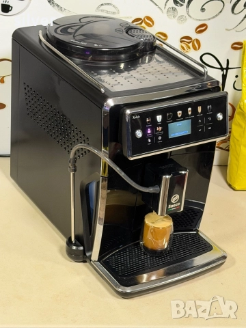 Кафемашина кафе автомат Saeco Xelsis SM7580 с гаранция, снимка 2 - Кафемашини - 52183247