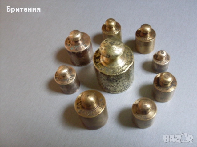 Стари бронзови тежести за кантар.., снимка 11 - Антикварни и старинни предмети - 52909633