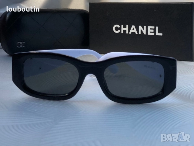 Дамски слънчеви очила елипса овални черно и бяло, снимка 6 - Слънчеви и диоптрични очила - 51703629