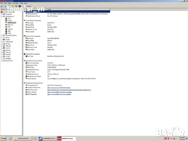 Asus P5Q Deluxe socket 775 /  A-DATA Vitesta 2x2 800+ /, снимка 7 - Дънни платки - 40340418