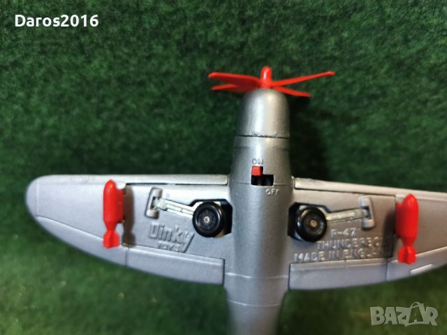 Колекционерски метален самолет на Dinky toys P47 tunderboult , снимка 10 - Колекции - 40023496