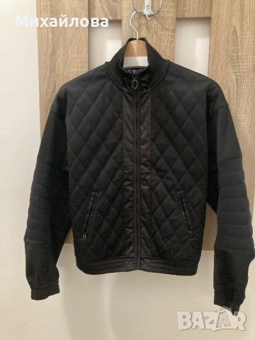 Черно  G-Star Raw преходно бомбър-яке, ново, размер XS-S, снимка 5 - Якета - 54319764