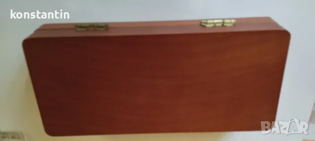 МАХАГОНОВА КУТИЯ, снимка 2 - Антикварни и старинни предмети - 47839019