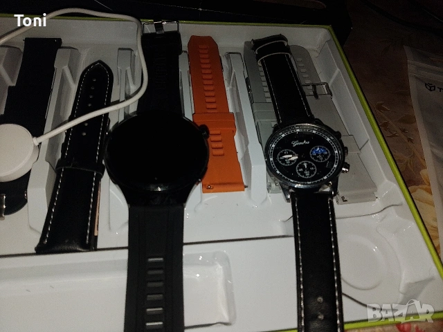 смарт часовник D-9 WATCH 4 smart watch, часовник Geneva, снимка 4 - Мъжки - 53994449