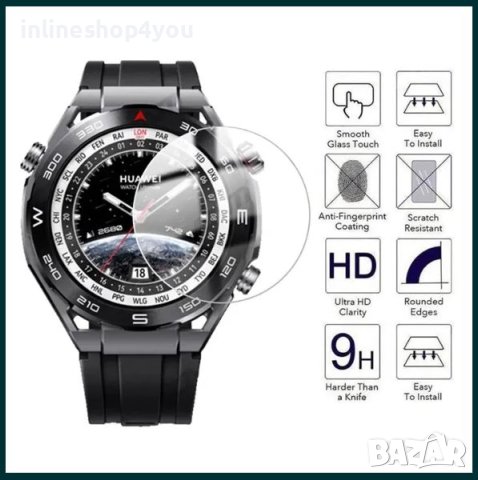 Стъклен Протектор за Дисплей за Huawei Watch Ultimate, снимка 3 - Фолия, протектори - 40661004