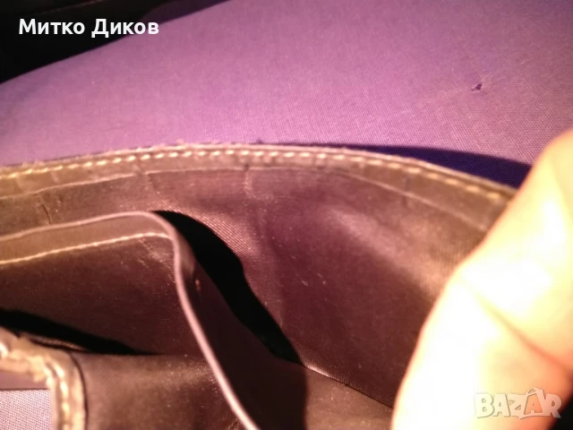 Zenith  марков портфейл естествена кожа 120х95 мм, снимка 9 - Портфейли, портмонета - 51107263