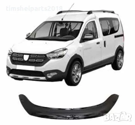 Дефлектор спойлер за преден капак за Dacia Dokker, Lodgy 2012-