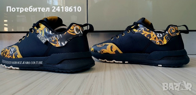 Versace Jeans Couture Mens Size 42 /27 см UK 7.5 US 8.5 ОРИГИНАЛ! Мъжки спортни - обувки !, снимка 4 - Спортно елегантни обувки - 53736668