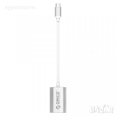 Преходник Адаптер от USB Type C Мъжко към VGA Женско 0.15m Orico XC-102 Adapter USB Type C/VGA, снимка 3 - Кабели и адаптери - 33988007