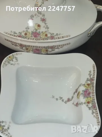 Терин с купа стар порцелан Bavaria, снимка 11 - Антикварни и старинни предмети - 47689738