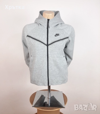 Nike Tech Fleece Windrunner - Оригинално дамско горнище размер S, снимка 4 - Спортни екипи - 52426370