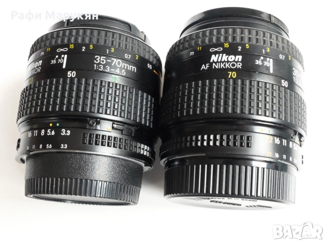 КЛАСИЧЕСКИ обективи "NIKON" байонет F-перфектни, снимка 4 - Фотоапарати - 52812346