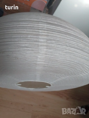 Сгъваем хартиен абажур от икеа, снимка 4 - Лампи за таван - 53009821