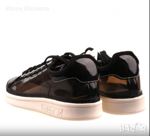 кецове/маратонки  Adidas Stan Smith прозрачни номер  37,5-38 2/3, снимка 3 - Маратонки - 39888636