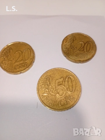 Продавам редки евро монети обща цена : 70 евро