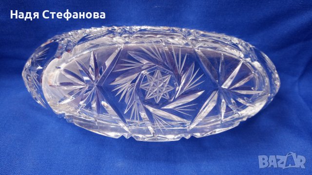 Кристална бонбониера, гондола, снимка 5 - Прибори за хранене, готвене и сервиране - 44479611