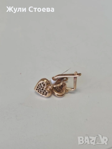 Руски златни обеци, снимка 3 - Обеци - 53910768