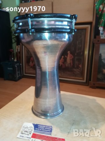 ТАРАМБУКА 30Х20СМ ИНОКС-ЛЪСКАВА 0701220956, снимка 5 - Ударни инструменти - 35354478