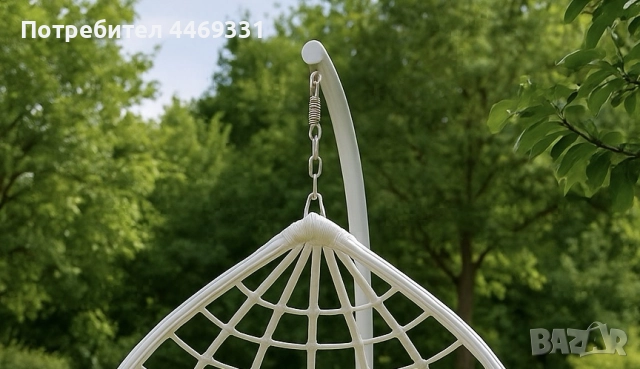 Градинска висяща люлка тип гнездо,яйце–Промоция! , снимка 3 - Столове - 52358835