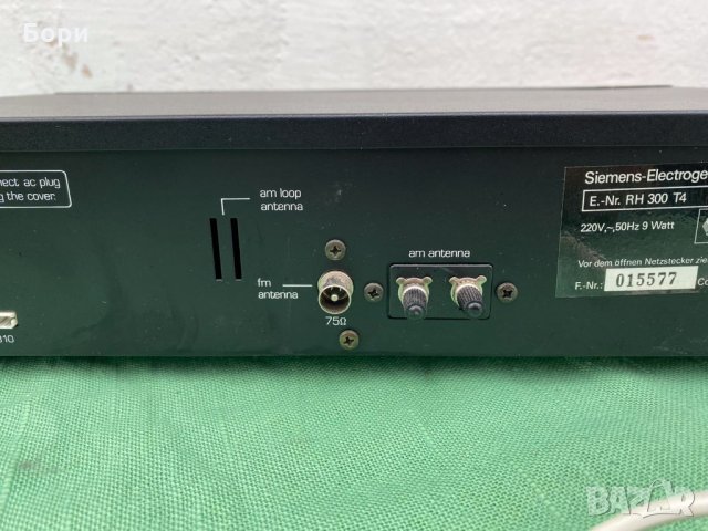 SIEMENS RH 300  Стерео тунер, снимка 8 - Радиокасетофони, транзистори - 31147409