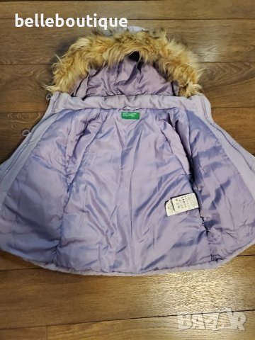 Страхотно топло зимно яке Benetton за момичета и момчета 90 см.  , снимка 5 - Бебешки якета и елеци - 42762968