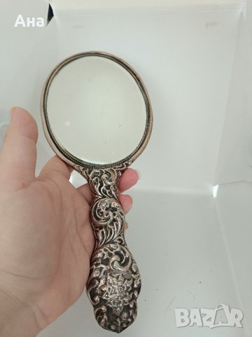 Кристално сребърно старинно огледало с маркировки

, снимка 6 - Антикварни и старинни предмети - 44150086