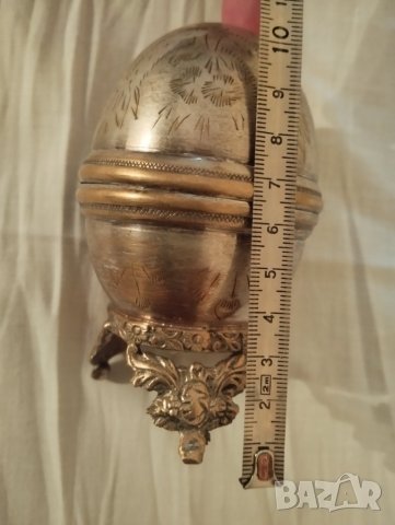 Кутия за бижута- яйце, снимка 3 - Антикварни и старинни предмети - 42864054