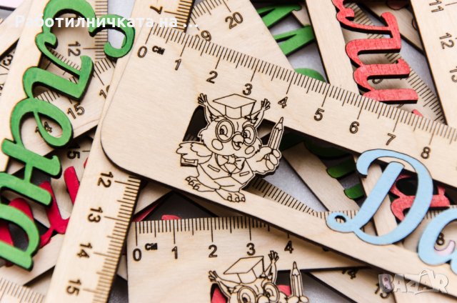 Цветни линийки с именце, снимка 2 - Други - 29905182