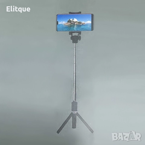 Сгъваем селфи стик с трипод, снимка 2 - Селфи стикове, аксесоари - 52901660