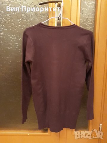 блуза с дълъг ръкав вишнева, снимка 6 - Блузи с дълъг ръкав и пуловери - 34825026