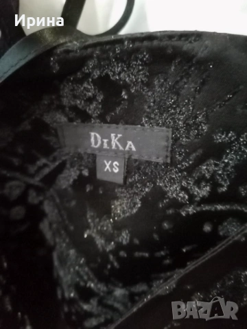 Черна рокля DiKa, XS размер, Червена рокля Hallhuber ,36 размер, снимка 3 - Рокли - 53352072