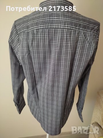 Продавам НОВА мъжка риза на каре с дълъг ръкав , снимка 2 - Ризи - 42897678